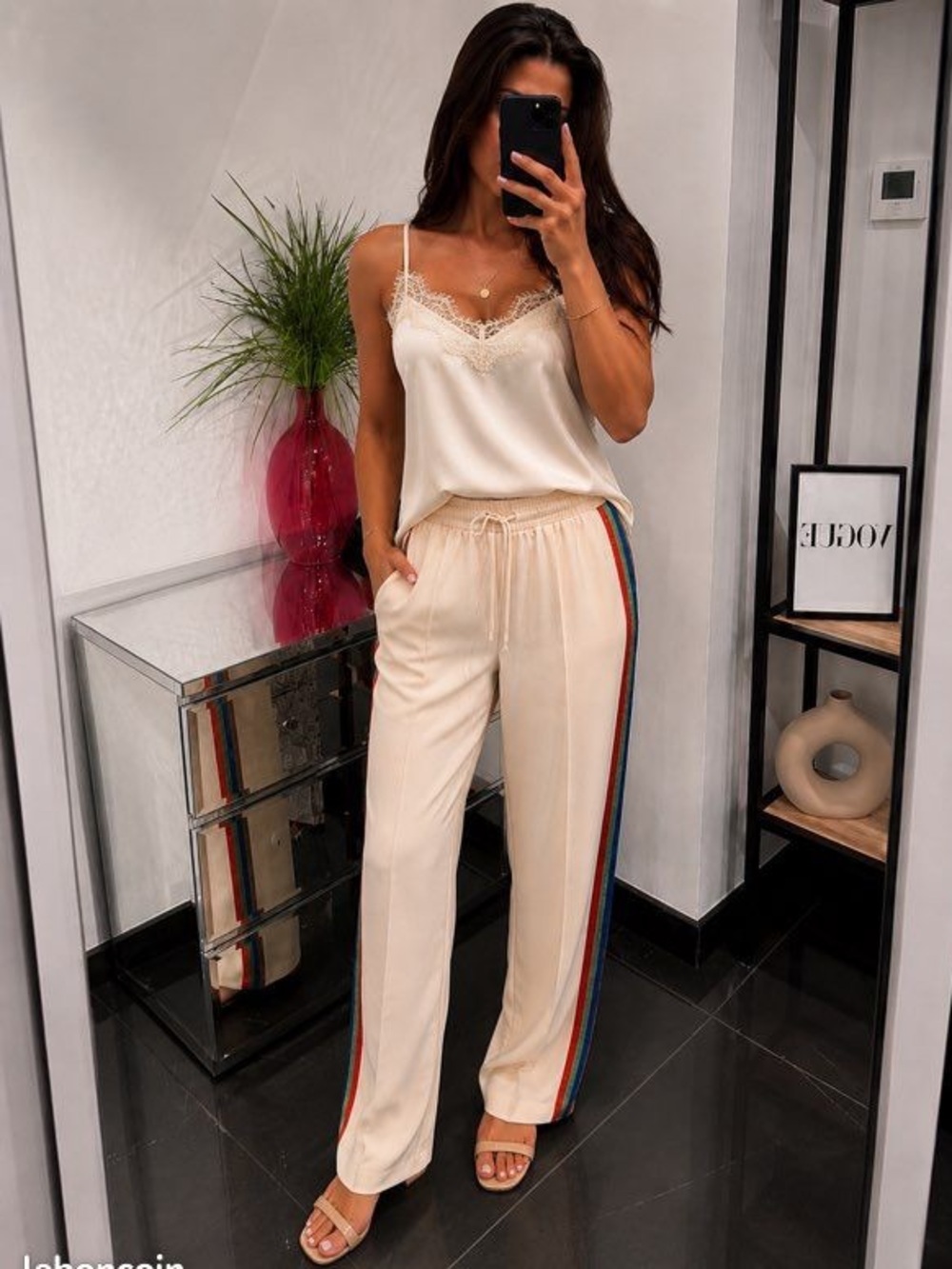 Zadig & Voltaire Poème Crêpe Satin Pants $462